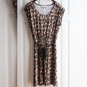 🌼Loft leopard dress